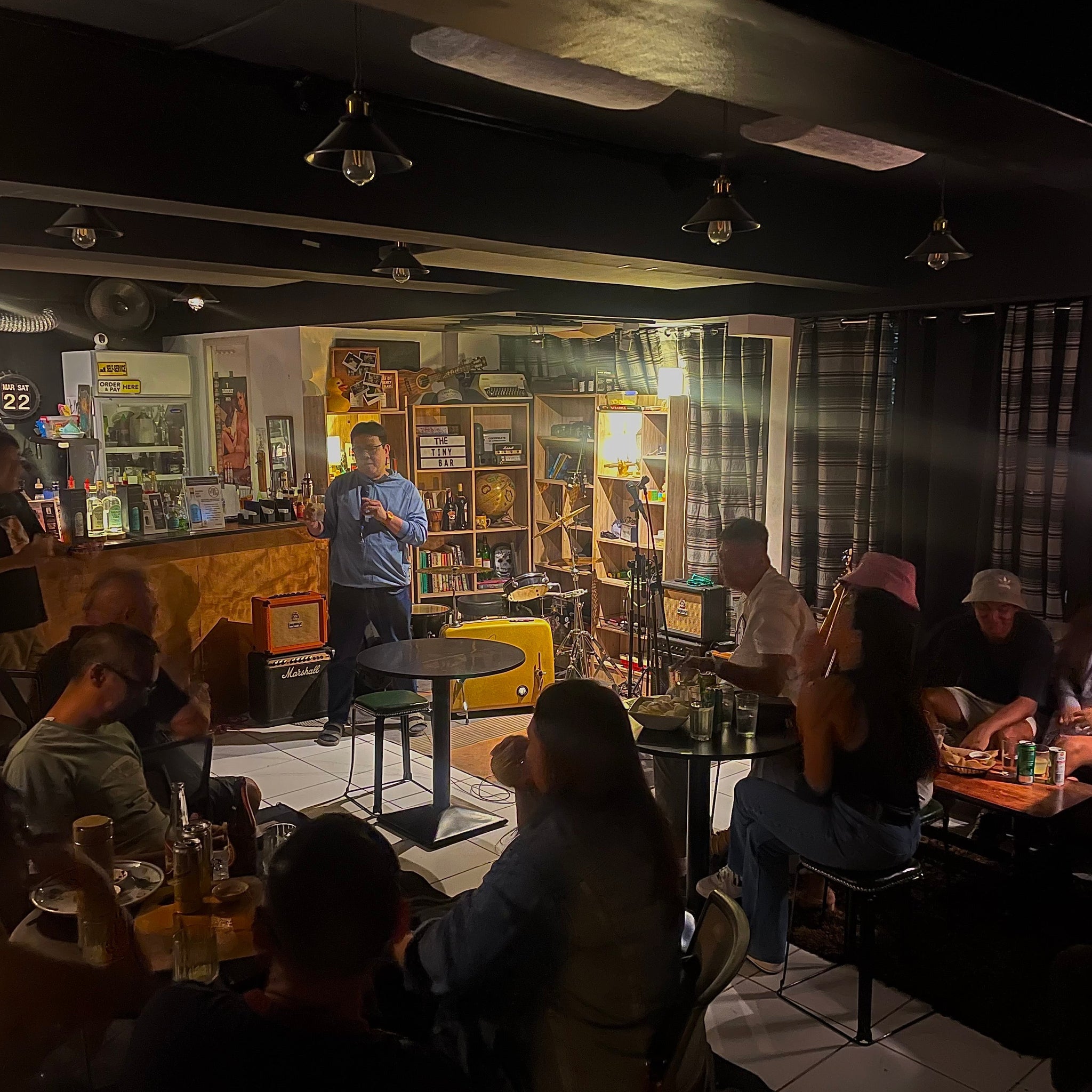 Taking over Tiny Bar with Comedy and Drinks