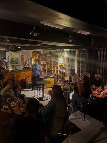Taking over Tiny Bar with Comedy and Drinks